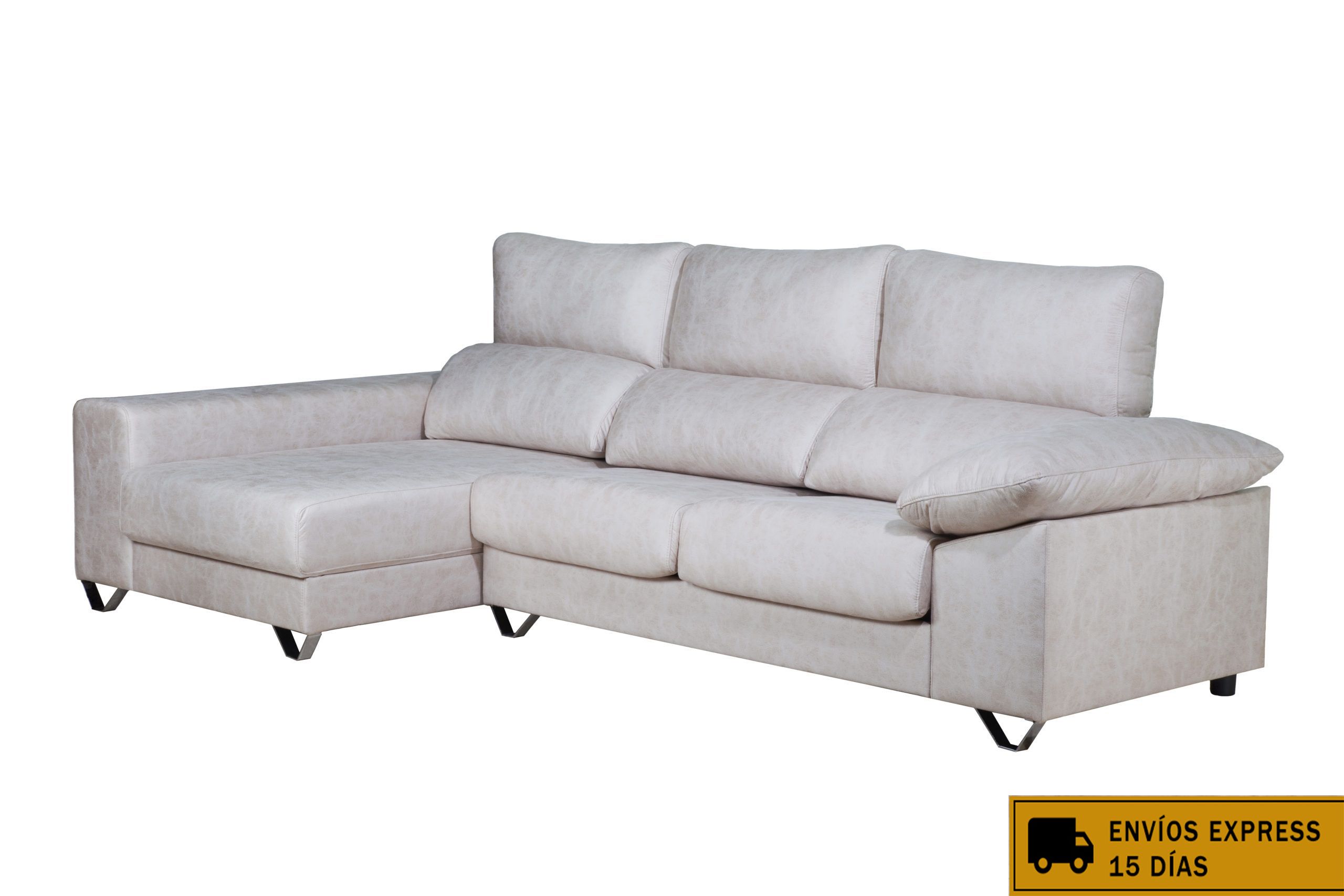 Sofa chaise longue arcón modelo PAR - CentroSofá