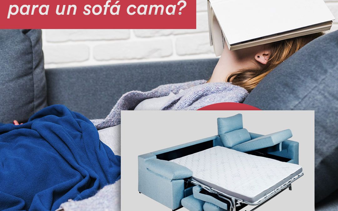 Tipos de colchón para un sofá cama